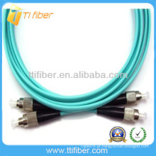 FC-FC OM3 Duplex Fibra óptica patch cord
